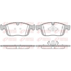 1689.00 REMSA Комплект гальмівних колодок дисковий гальм