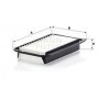 C 26 006 MANN-FILTER Повітряний фільтр
