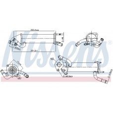989449 NISSENS Радіатор рециркуляція ОГ