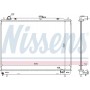 628962 NISSENS Радіатор охолодження двигуна