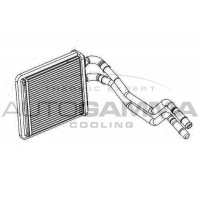 105706 AUTOGAMMA Теплообмінник обігрів салону