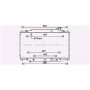 MZ2292 AVA QUALITY COOLING Радіатор охолодження двигуна