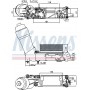 91335 NISSENS масляний радіатор двигунне олива