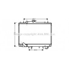 MT2157 AVA QUALITY COOLING Радіатор охолодження двигуна