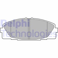 LP2473 DELPHI Комплект гальмівних колодок дисковий гальм