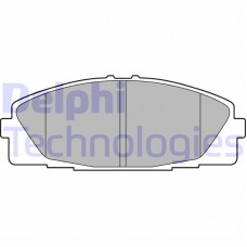 LP2473 DELPHI Комплект гальмівних колодок дисковий гальм