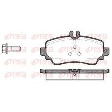 0650.00 REMSA Комплект гальмівних колодок дисковий гальм