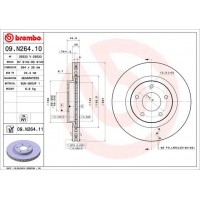 09.N264.11 BREMBO Гальмівний диск