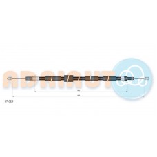 07.0261 ADRIAUTO Тросик, cтояночный тормоз