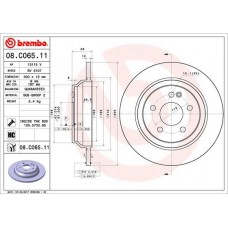 08.C065.11 BREMBO Гальмівний диск
