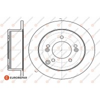 1642774880 EUROREPAR Гальмівний диск