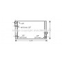 BW2354 AVA QUALITY COOLING Радіатор охолодження двигуна