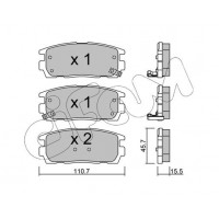 822-779-0 CIFAM Комплект гальмівних колодок дисковий гальм