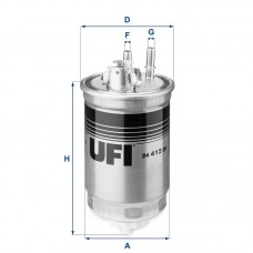 24.412.00 UFI Паливний фільтр