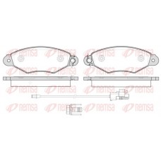 0643.30 REMSA КомплеК т гальмівних колодок, дискове гальмо