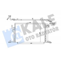 358450 KALE OTO RADYATÖR Конденсатор кондиціонера