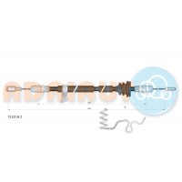 13.0218.2 ADRIAUTO Тросик, cтояночный тормоз