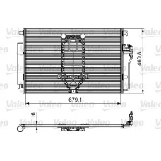 812502 VALEO Конденсатор кондиціонера