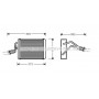 FD6317 AVA QUALITY COOLING Теплообмінник обігрів салону