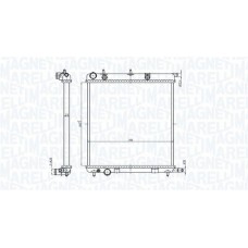 350213819000 MAGNETI MARELLI Радіатор охолодження двигуна