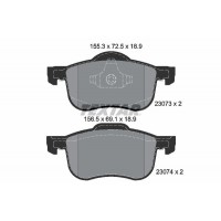 2307303 TEXTAR Комплект гальмівних колодок дисковий гальм