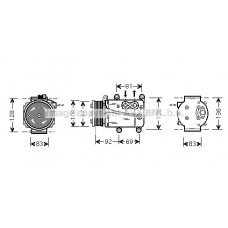 FDAK171 AVA QUALITY COOLING Компресор кондиціонера