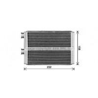 DN6472 AVA QUALITY COOLING Теплообмінник обігрів салону