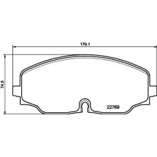8DB 355 039-941 HELLA PAGID Комплект гальмівних колодок дисковий гальм 8DB 355 039-941 HELLA PAGID Комплект гальмівних колодок дисковий гальм