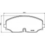 8DB 355 039-941 HELLA PAGID Комплект гальмівних колодок дисковий гальм