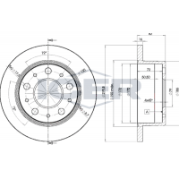 78BD4696-1 ICER Гальмівний диск