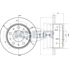 78BD4696-1 ICER Гальмівний диск
