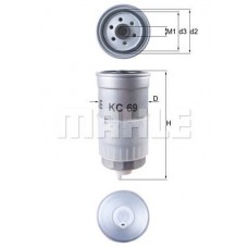 KC 69 KNECHT Паливний фільтр