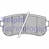 LP1952 DELPHI Комплект гальмівних колодок дисковий гальм