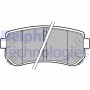 LP1952 DELPHI Комплект гальмівних колодок дисковий гальм