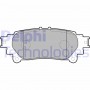 LP2196 DELPHI Комплект гальмівних колодок дисковий гальм
