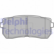 LP2095 DELPHI Комплект гальмівних колодок дисковий гальм