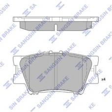 SP2081 Hi-Q Комплект гальмівних колодок дисковий гальм
