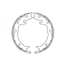 KBS-2908 KAVO PARTS Комплект гальмівних колодок
