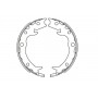 KBS-2908 KAVO PARTS Комплект гальмівних колодок