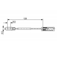 1 987 482 452 BOSCH Тросик, cтояночный тормоз