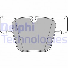 LP2765 DELPHI Комплект гальмівних колодок дисковий гальм