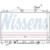 67503 NISSENS Радіатор охолодження двигуна