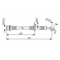 1 987 476 782 BOSCH Гальмівний шланг