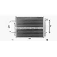 KA5311D AVA QUALITY COOLING Конденсатор кондиціонера