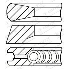 08-854700-00 GOETZE ENGINE Комплект поршневих кілець
