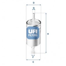 31.941.00 UFI Паливний фільтр