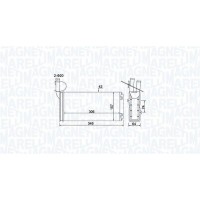 350218474000 MAGNETI MARELLI Теплообмінник обігрів салону
