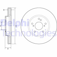 BG4785C DELPHI Гальмівний диск