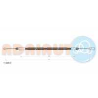 1102052 ADRIAUTO CITROEN Трос ручного гальма C8 прав.