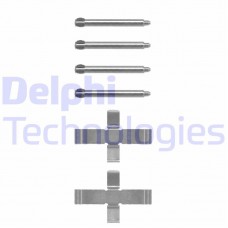 LX0070 DELPHI Комплектуючі колодки дискового гальма